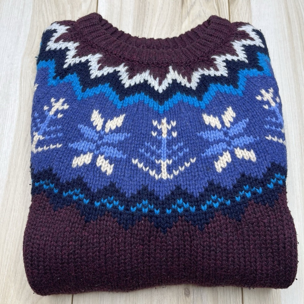 PENFIELD TRAILWEAR lambswool Sweater Symmetrical Multicolor Men Size Small